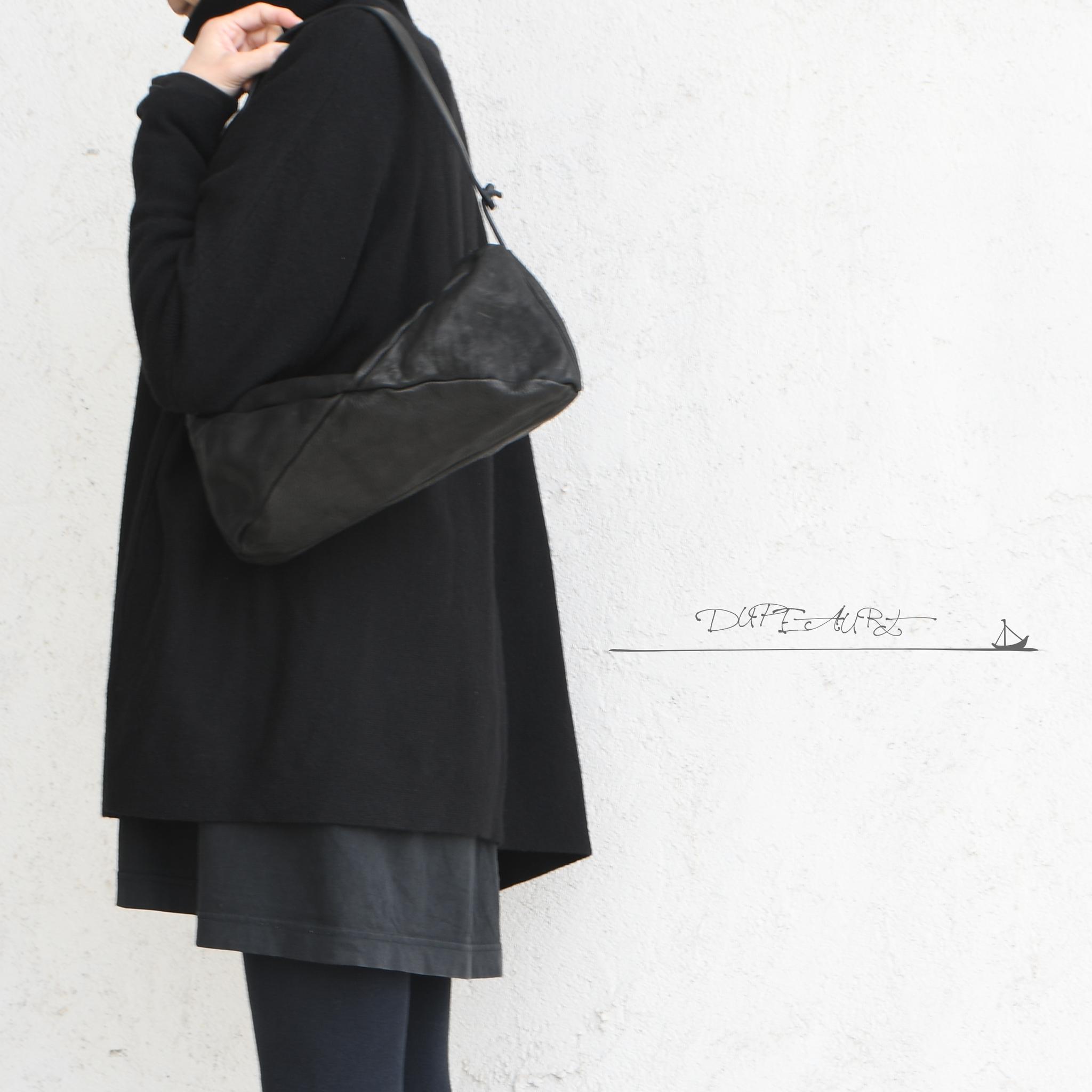 DUPEAURT/デュポー/3通りの持ち方を楽しめるスクエアボストン/本ヌメ牛革/製品染め/ブラック | 4枚目