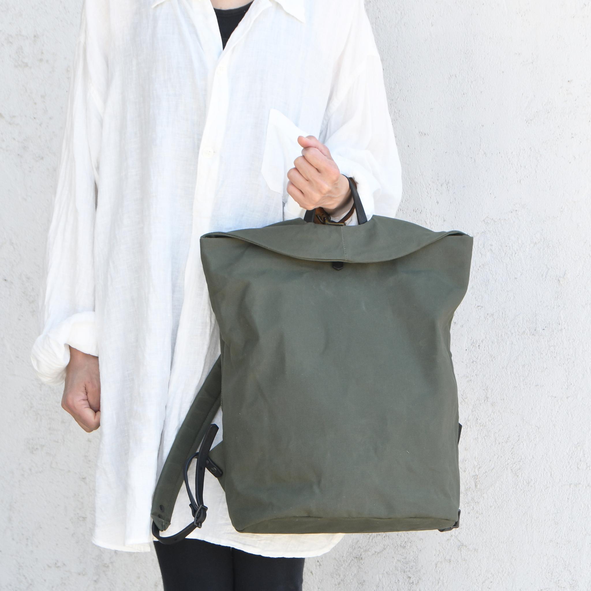 DUPEAURT/デュポー/普段使いも出来る仕事リュック/パラフィン防水帆布/ノートブック/ミリタリー | 4枚目