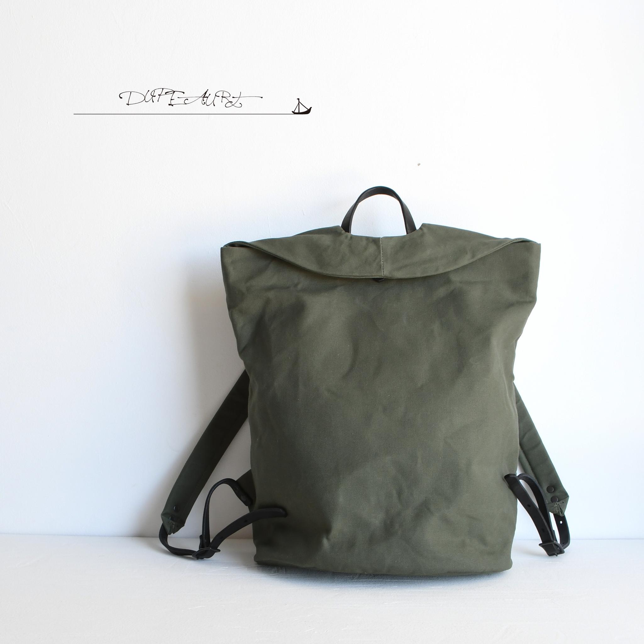 DUPEAURT/デュポー/普段使いも出来る仕事リュック/パラフィン防水帆布/ノートブック/ミリタリー | 5枚目