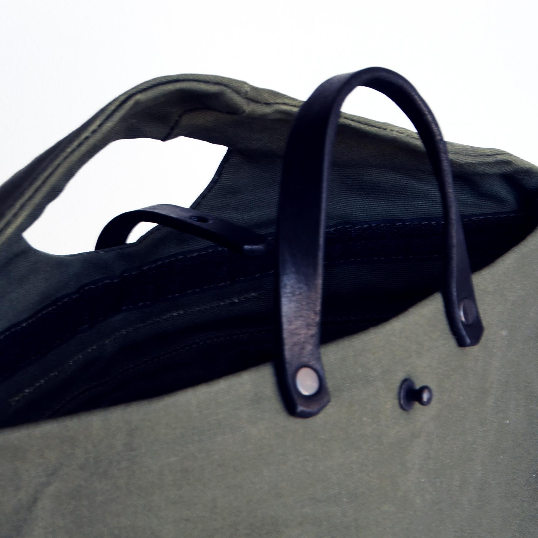 DUPEAURT/デュポー/普段使いも出来る仕事リュック/パラフィン防水帆布/ノートブック/ミリタリー | 14枚目