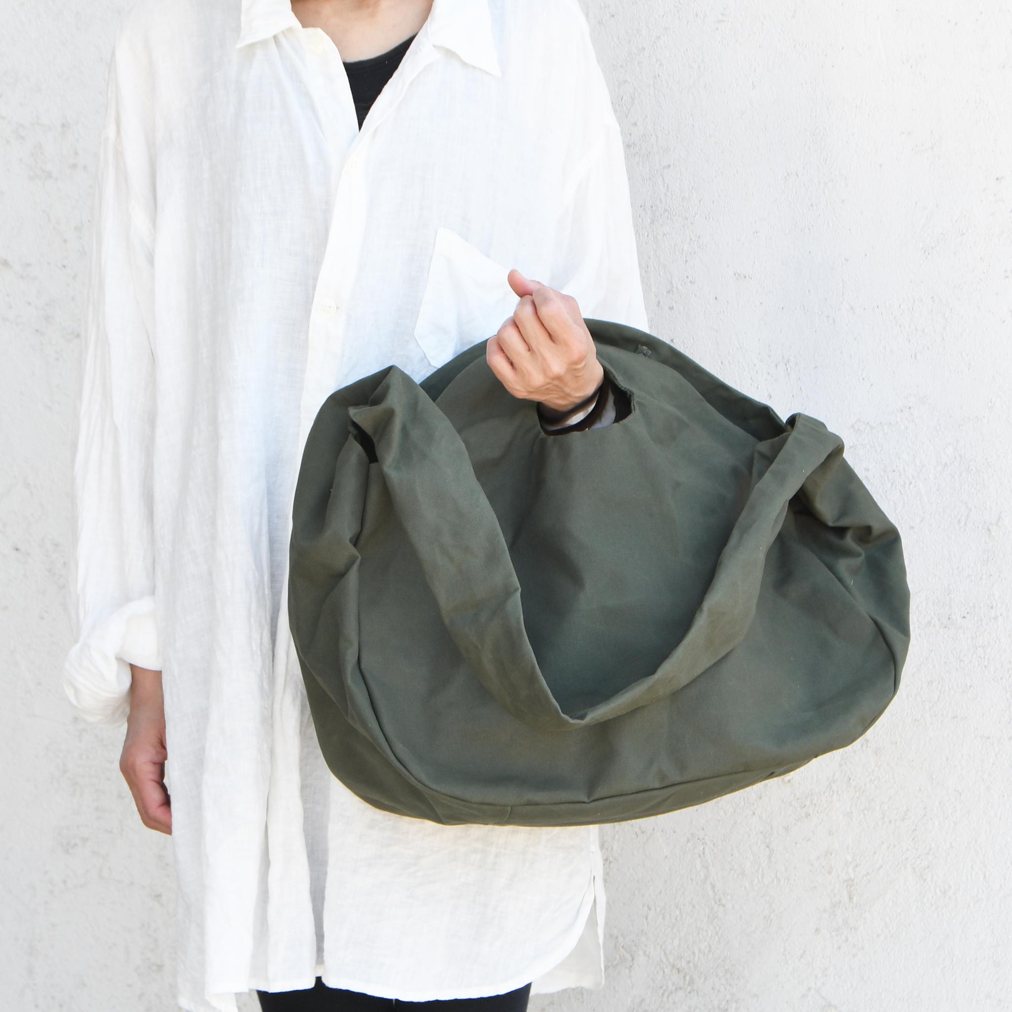 DUPEAURT/デュポー/手持ちも出来る3wayショルダーバッグ/パラフィン防水綿帆布/大容量/ミリタリー | 4枚目