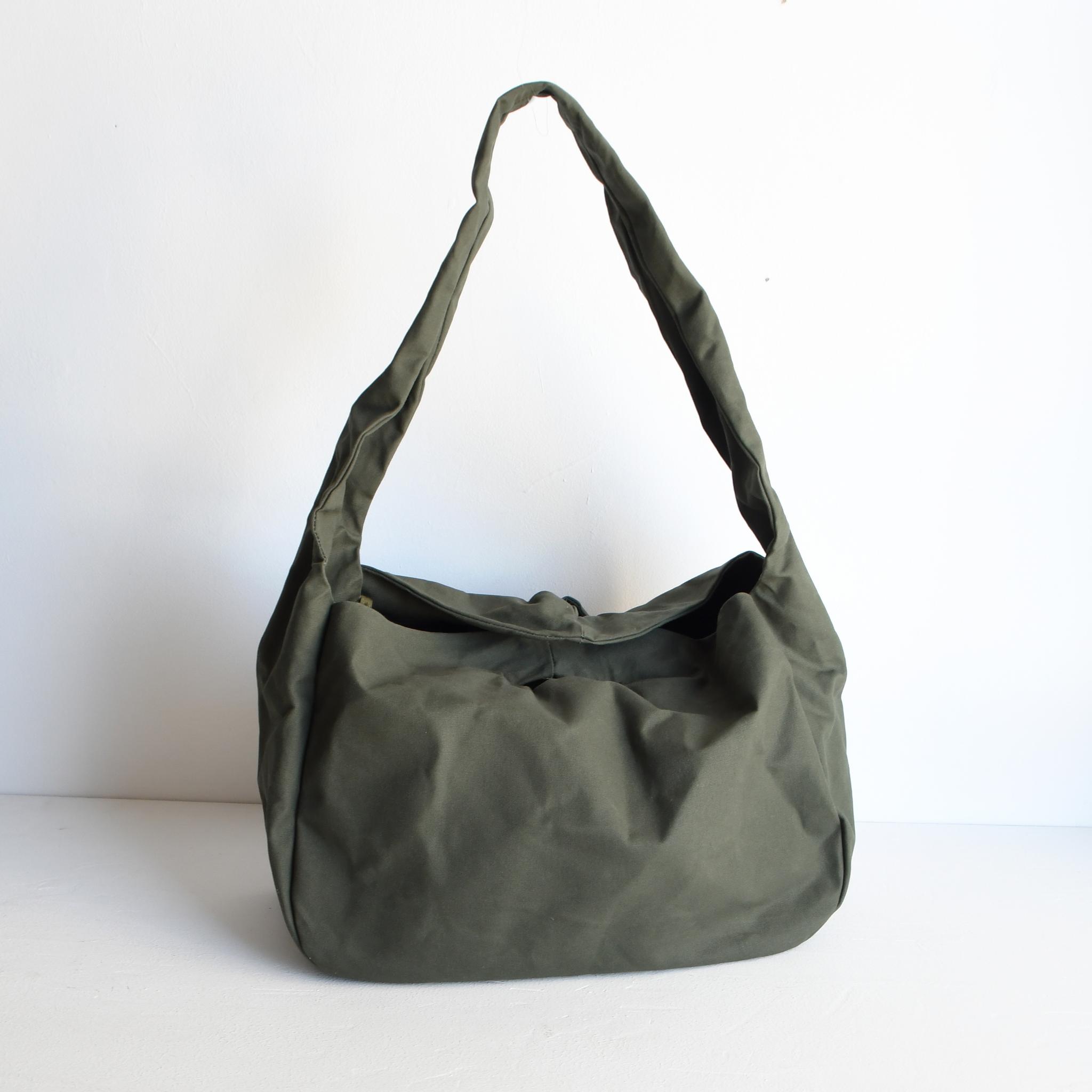 DUPEAURT/デュポー/手持ちも出来る3wayショルダーバッグ/パラフィン防水綿帆布/大容量/ミリタリー | 9枚目