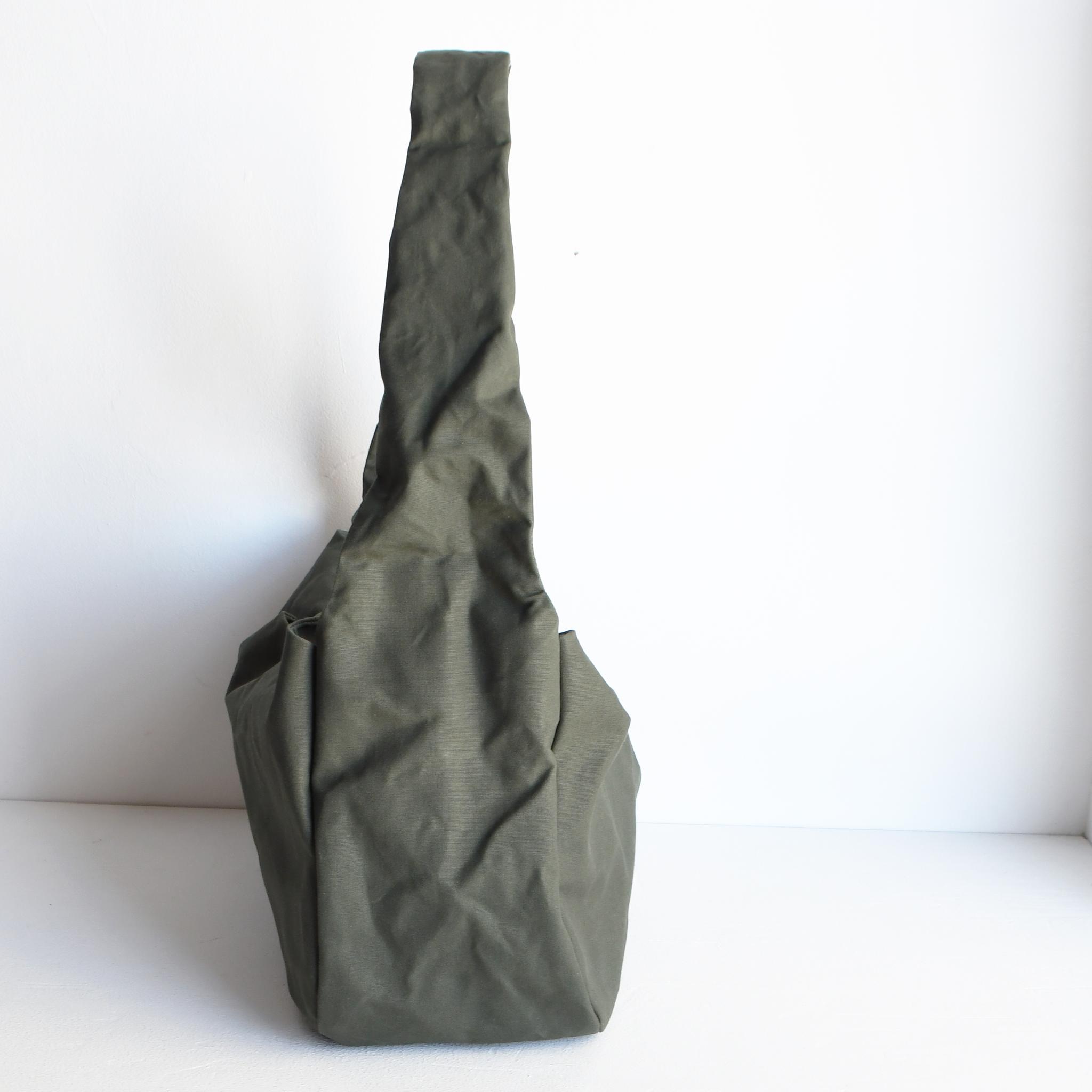 DUPEAURT/デュポー/手持ちも出来る3wayショルダーバッグ/パラフィン防水綿帆布/大容量/ミリタリー | 10枚目