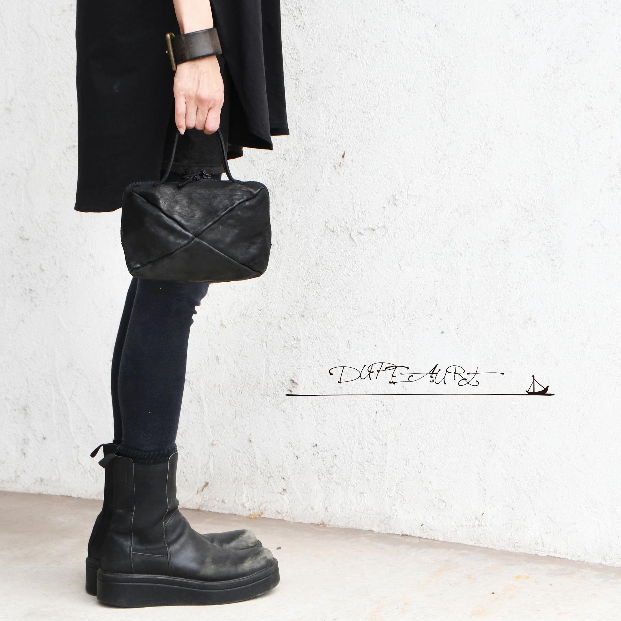 DUPEAURT/デュポー/ミニボストン/本ヌメ牛革/ブラック | 3枚目