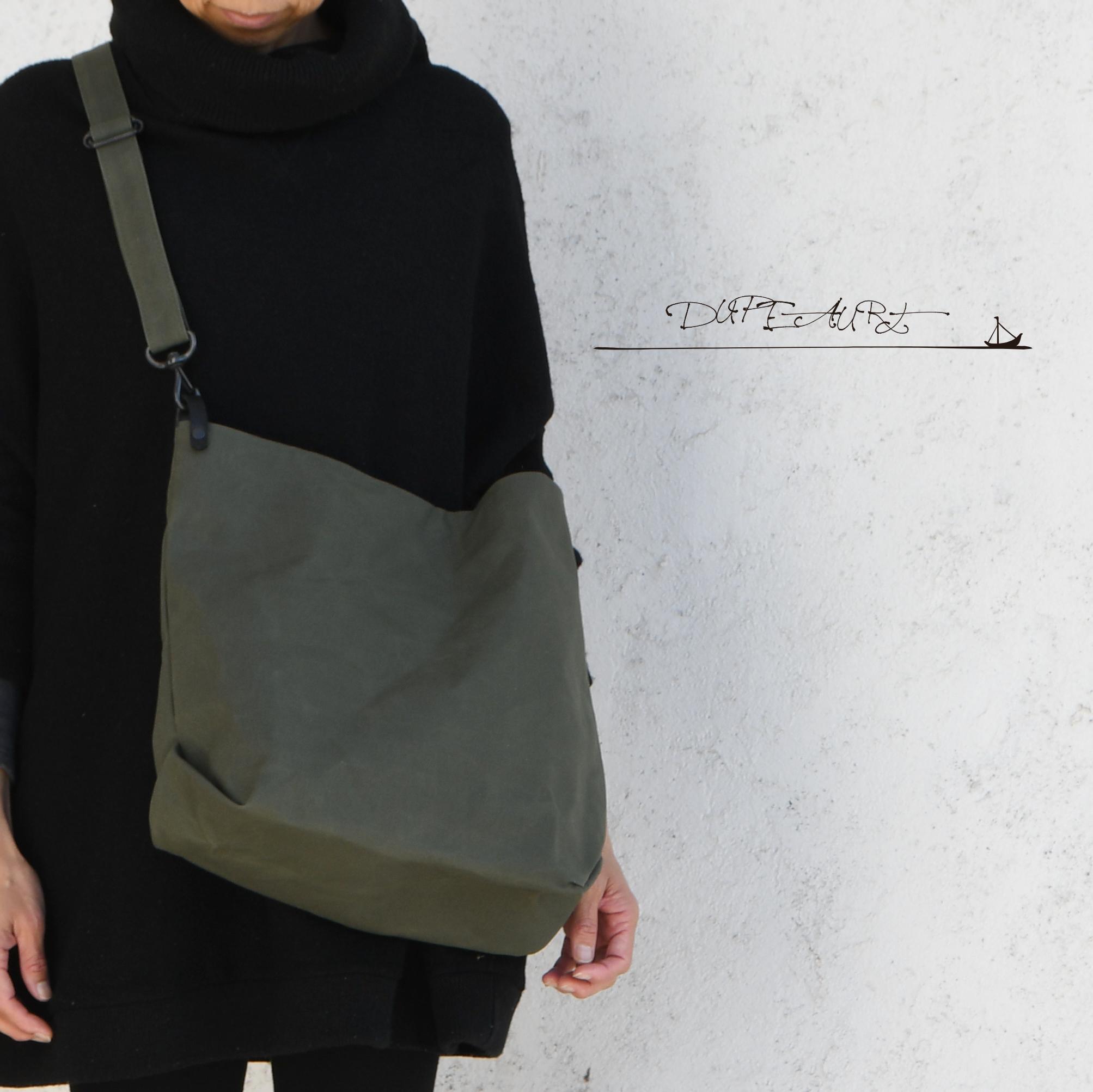 DUPEAURT/デュポー/ハンドルとショルダーで異なるフォルムの2wayバッグ/普段使いサイズ/ミリタリー | 3枚目