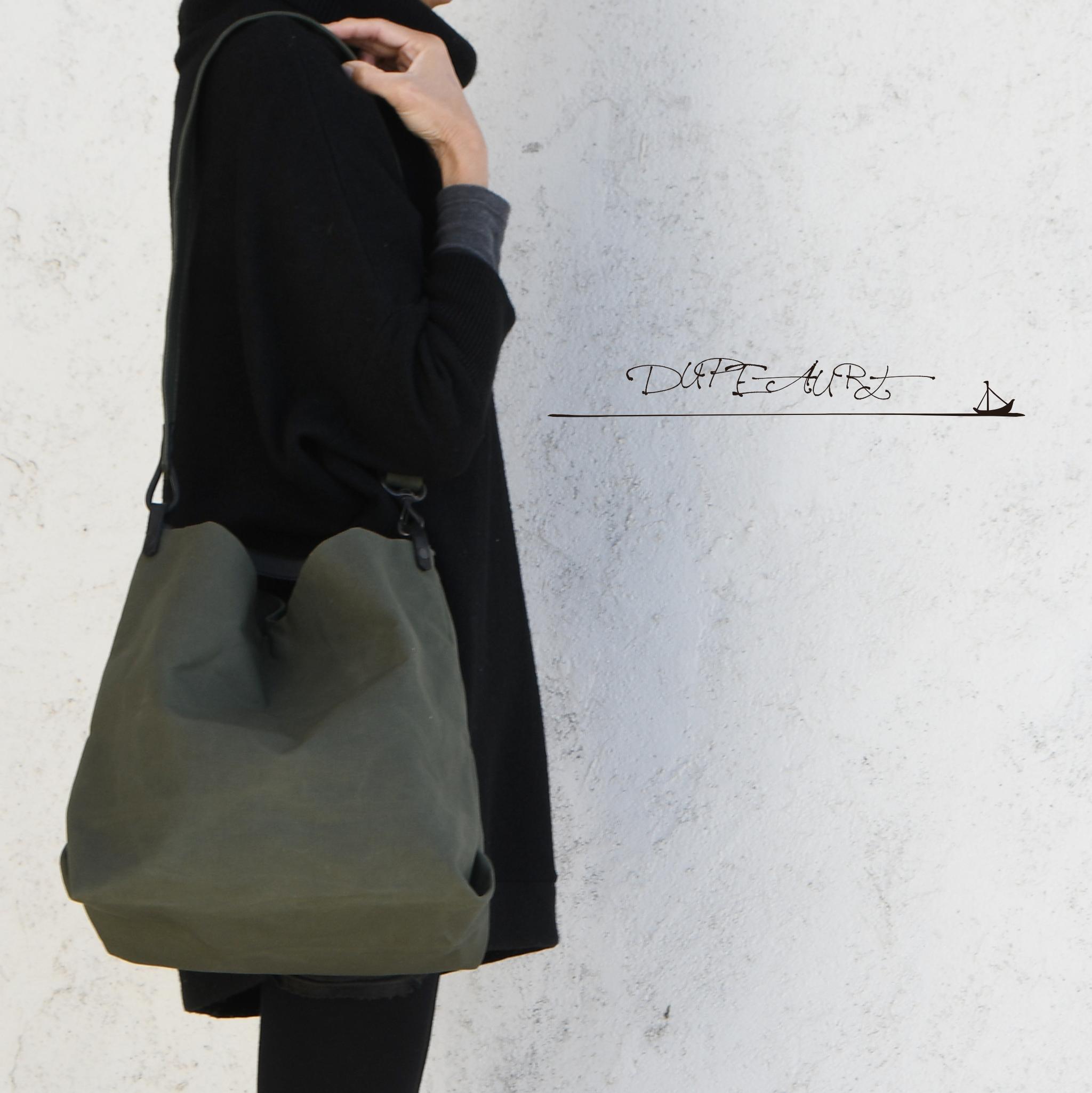 DUPEAURT/デュポー/ハンドルとショルダーで異なるフォルムの2wayバッグ/普段使いサイズ/ミリタリー | 5枚目