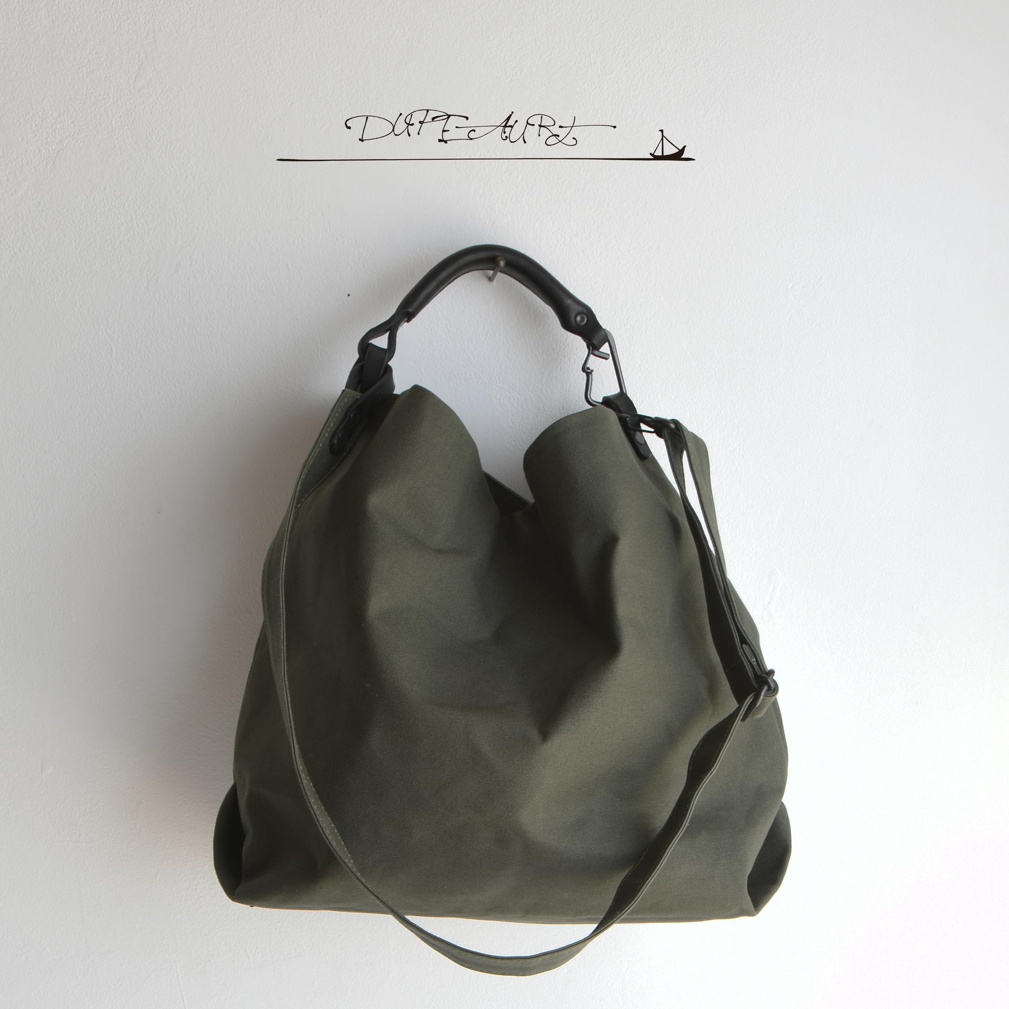 DUPEAURT/デュポー/ハンドルとショルダーで異なるフォルムの2wayバッグ/普段使いサイズ/ミリタリー | 9枚目