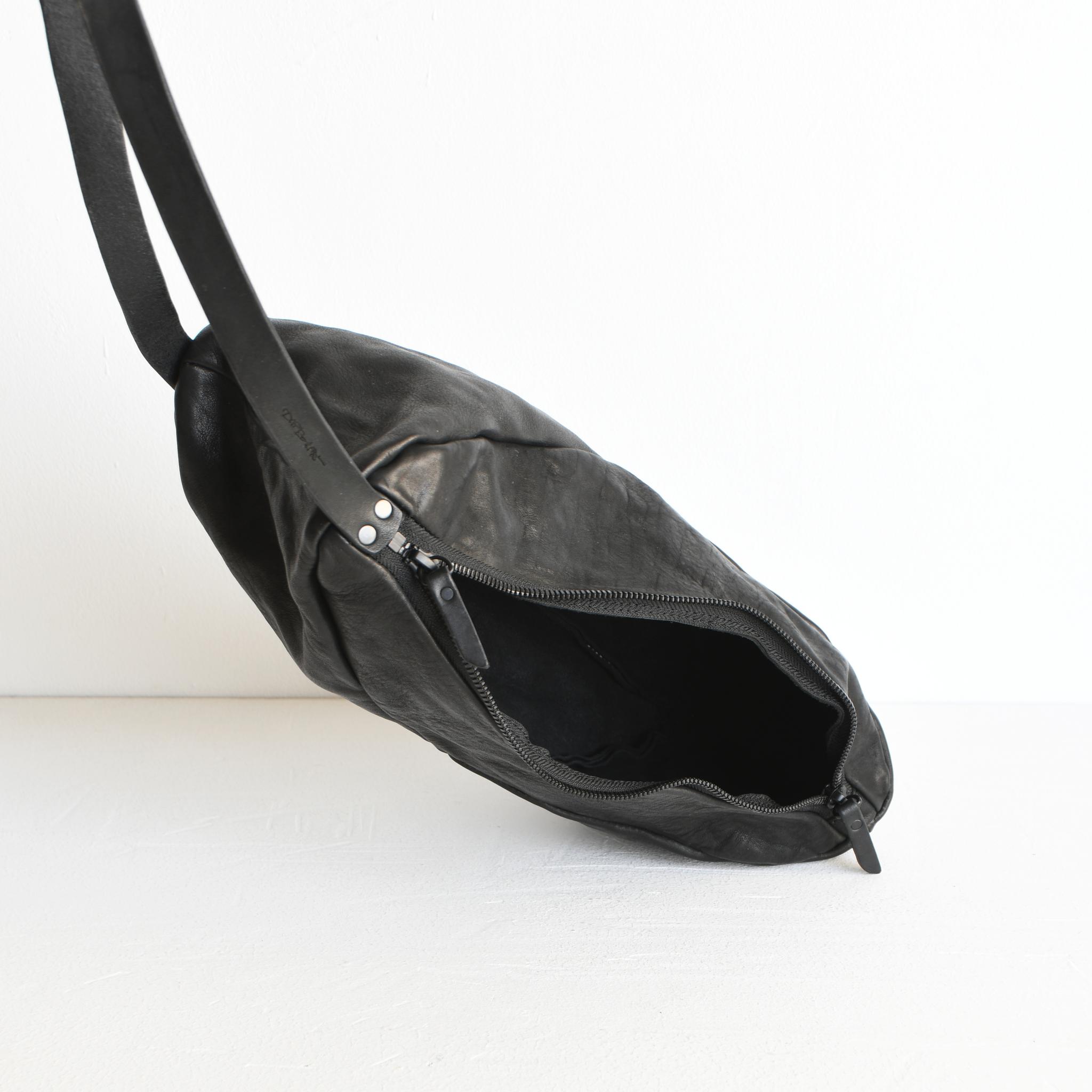 DUPEAURT/デュポー/縦型スクエアボストン/本ヌメ牛革/製品染め/ブラック | 9枚目