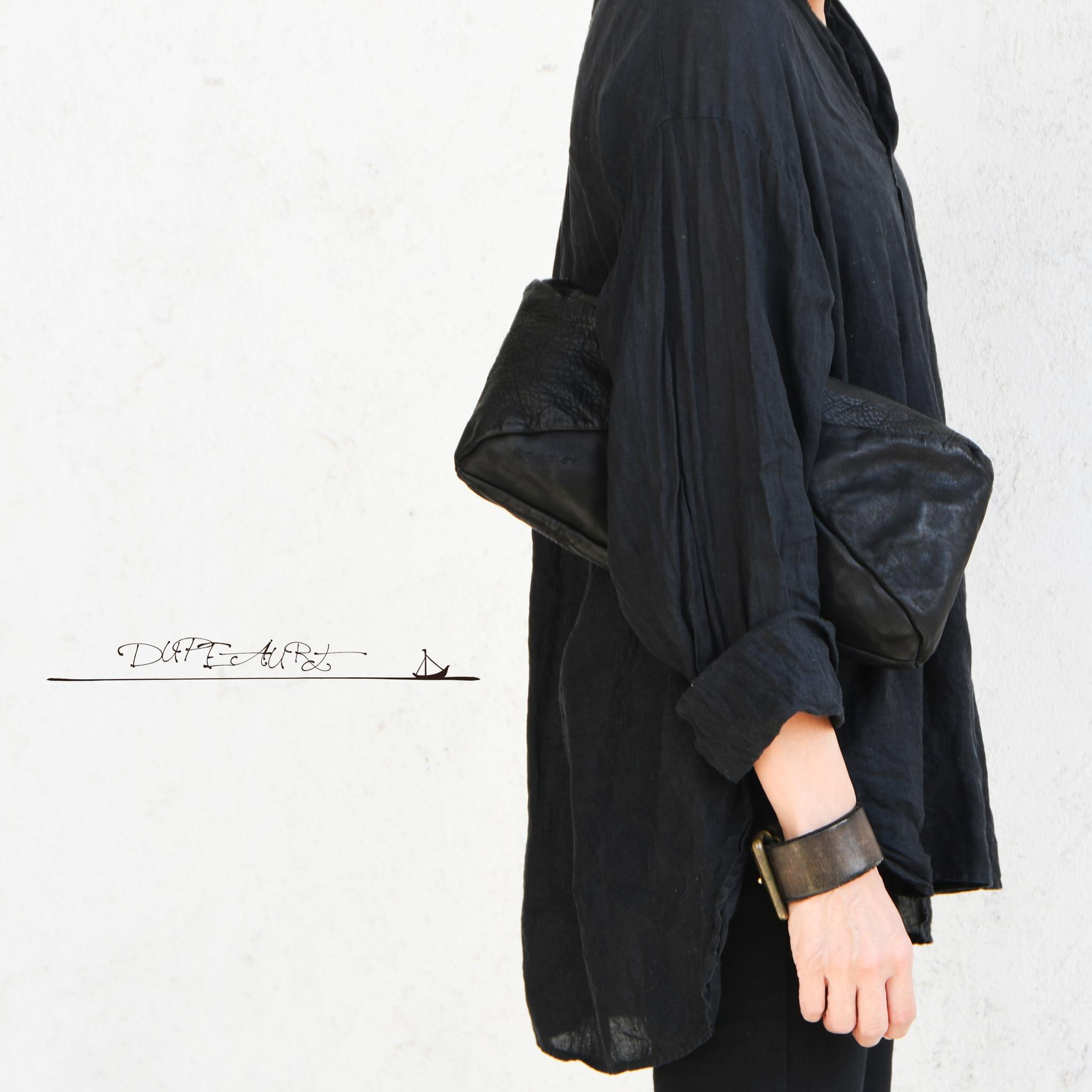 DUPEAURT/デュポー/3wayスクエアボストン/本ヌメ牛革/製品染め/ブラック | 3枚目