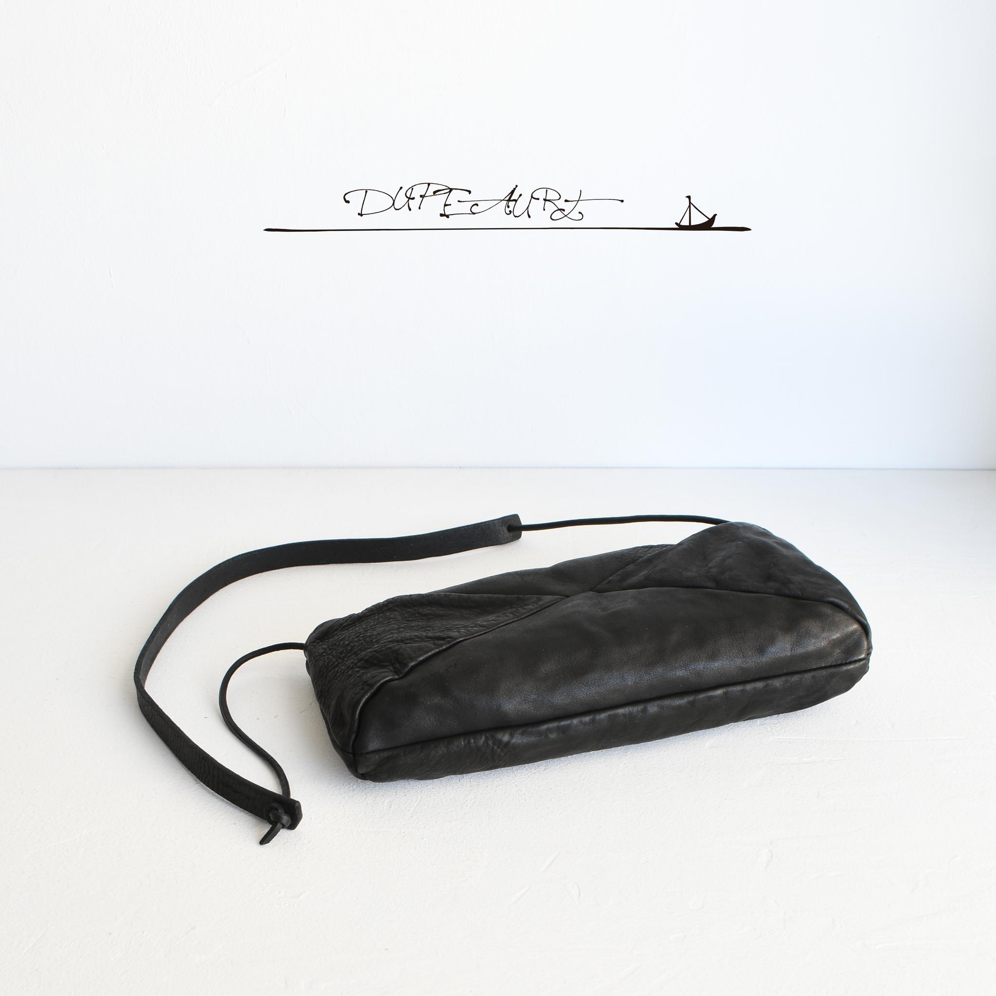 DUPEAURT/デュポー/3wayスクエアボストン/本ヌメ牛革/製品染め/ブラック | 10枚目